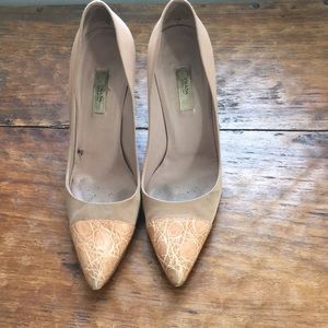 Blush Prada heels